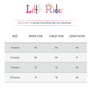 Little Rider Childrens I Love My Pony Show Shirt size guide