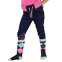 Hy Equestrian Childrens I Love My Pony Collection Denim Pull on Breeches - Front
