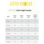 Little Knight Hoodie Size Guide