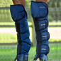 Premier Equine Ballistic Knee Pro-Tech Travel Boots in Navy - Front of Front Boots