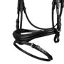 Premier Equine Rivere Snaffle Bridle - Black - Flash