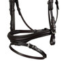 Premier Equine Rivere Snaffle Bridle - Brown - Flash