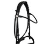 Premier Equine Finetti Rolled Leather Snaffle Bridle - Browband