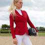 Premier Equine Ladies Evinco Competition Jacket - Red - Lifestyle