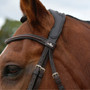 Collegiate ComFiTec Opulux Plain Padded Grackle Bridle - Side Detail