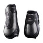 Premier Equine Carbon Pro Fetlock Boots - Black - Paired with Tendon Boot