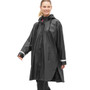 Mountain Horse Ladies Drizzle Rain Poncho in Black - Lifestyle Detail