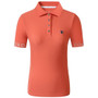 Covalliero Ladies Polo Shirt in Coral - Front