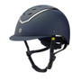 EQx Kylo MIPS Riding Helmet  - Navy Matte/Pewter Trim - Side