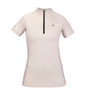 Aubrion Ladies React Short Sleeve Base Layer in Sand - Front