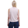 Barbour Ladies Bowford Sleeveless Polo Top in Primrose Pink - Lifestyle Back