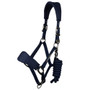 Premier Equine Necto 3D Mesh Head Collar with Lead Rope Navy