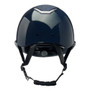 EQx Kylo Riding Helmet With Wide Peak - Navy Gloss/Navy Sparkly/Pewter - Back