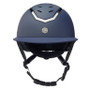 EQx Kylo Riding Helmet With Wide Peak-Navy Matte/Pewter Trim