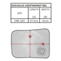 Acavallo Light Weight Gel Pad Size Guide