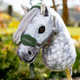 LeMieux Hobby Horse Toy  Vogue Headcollar and Leadrope in Hunter Green - Lifestyle