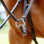 LeMieux Kudos Bridge Breastplate in Black - Ring Detail