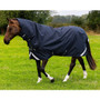 Navy Premier Equine Stratus 1200 Series 100g Turnout Rug with Classic Neck Cover