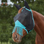 WeatherBeeta ComFiTec Deluxe Fine Mesh Fly Mask With Ears & Tassels  - Full