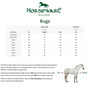 Horseware Amigo 3-In-1 Camo Fly Rug - Size Guide