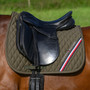 Tommy Hilfiger Stanford Dressage Saddle Pad in utility olive
