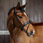 Henry James Saddlery 3D dressage Bridle - Black