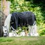 Horseware Rambo 1680D Turnout Rug 100g - Black/Thunderstorm Grey