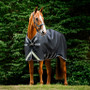 Horseware Rambo 1680D Vari Layer Turnout Rug 250g - Black/Thunderstorm Grey