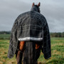 Horseware Rhino Plus Turnout Rug Bundle 0g with 200g Liner in Black Check - Tail