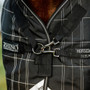 Horseware Rhino Plus Turnout Rug Bundle 0g with 200g Liner in Black Check - Front