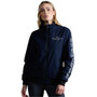 Premier Equine Ladies Omnia Waterproof Riding Jacket - Navy - Front