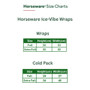 Horseware Ice-Vibe Leg Wraps  - Size Guide