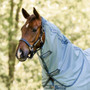 Horseware Amigo Bug Rug Hood - Heather Blue/Blue/Silver