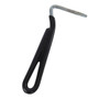 Roma Vinyl Handle Hoof Pick - Black