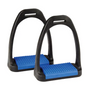 Korsteel Polymer Stirrup Irons With Coloured Treads in Blue