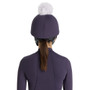 LeMieux Classique Pom Hat Silk in Juniper - Back