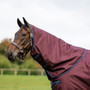 Horseware Amigo 1200D Turnout Hood 0g - Burgundy/Navy/Titanium Grey