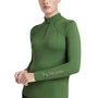 LeMieux Ladies Classique Base Layer in Hunter Green - Front Detail