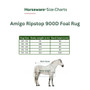 Horseware Amigo Ripstop 900D Foal Turnout Rug 50g - Foal Size Guide