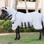 Horseware Amigo Petite Ripstop Hoody Fly Rug  - Silver/Navy/Lime