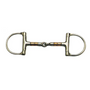 Korsteel Stainless Steel Copper & Steel Rollers Jointed Dee Ring Snaffle Bit