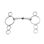 Korsteel Stainless Steel Jointed 3 Ring Dutch Gag Bit