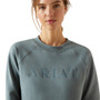 Ariat Ladies Martine Sweatshirt - Steel Sage - Front