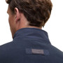 Barbour Mens Lowich Fleece Jacket in Navy - Back Collar Detail