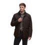 Barbour Mens Hereford Tweed Wool Jacket in Rustic Brown - Lifestyle