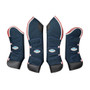 Weatherbeeta Deluxe Travel Boots - Navy/red/white