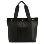 Barbour Ladies Healy Tote Bag in Black/Ancient - Front
