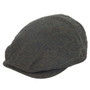 Barbour Mens Barlow Flat Cap in Olive - Front