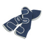 Weatherbeeta Wide Tab Long Travel Boots - Navy/Silver