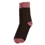 Barbour Mens Houghton Socks in Earth Pink - Pair